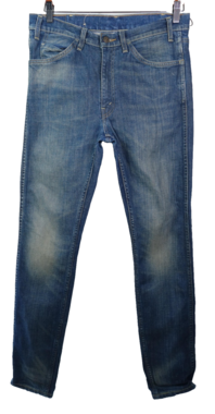 Levis LVC 605 Jeans Stretch Orange Tab Skinny/Slim Fit Men Size 33x34 Blue